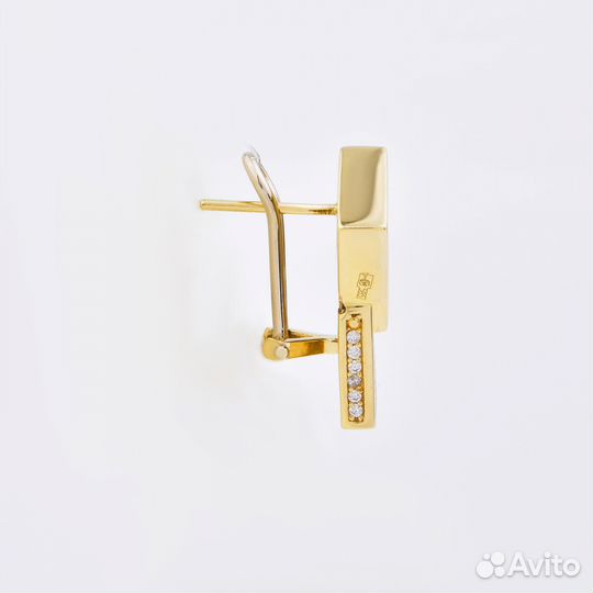 Серьги золотые