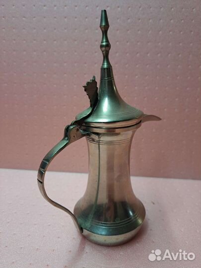 Арабский латунный даллах чайник для кофе