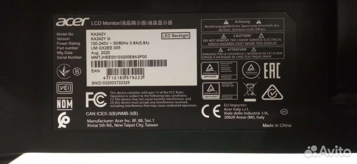 Монитор Acer KA242ybi