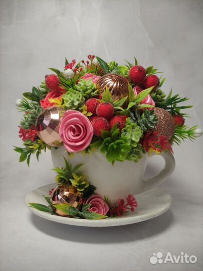 Интерьерная композиция на новый год