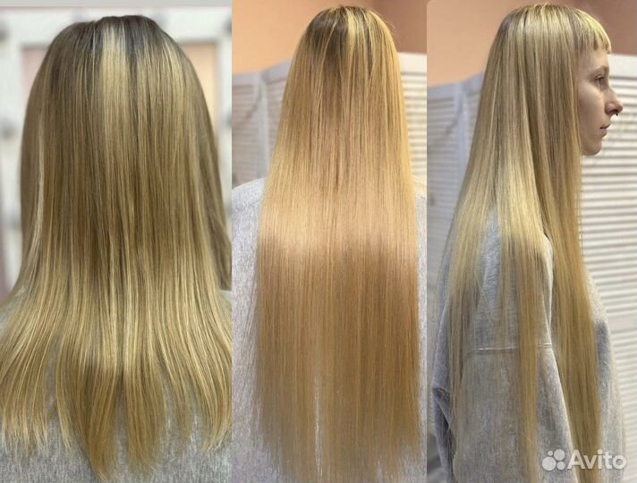 Наращивание волос модель