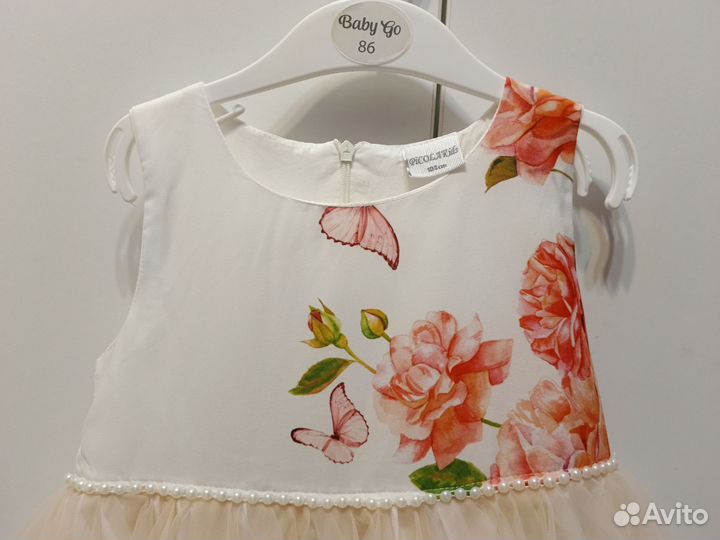 Нарядное платье для девочки 104