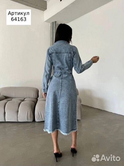 Платье джинсовое