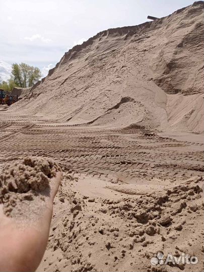 Песок речной комсомольский от 10 тонн