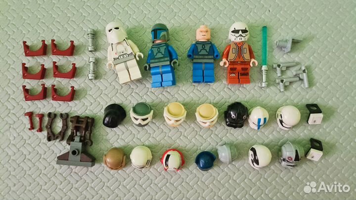 Lego star wars минифигурки шлема