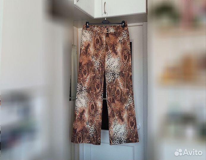 Джинсы жен широкие Wide leg р50 хлопок эластан