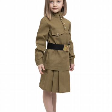 Военная форма для девочки р.140-146 брак