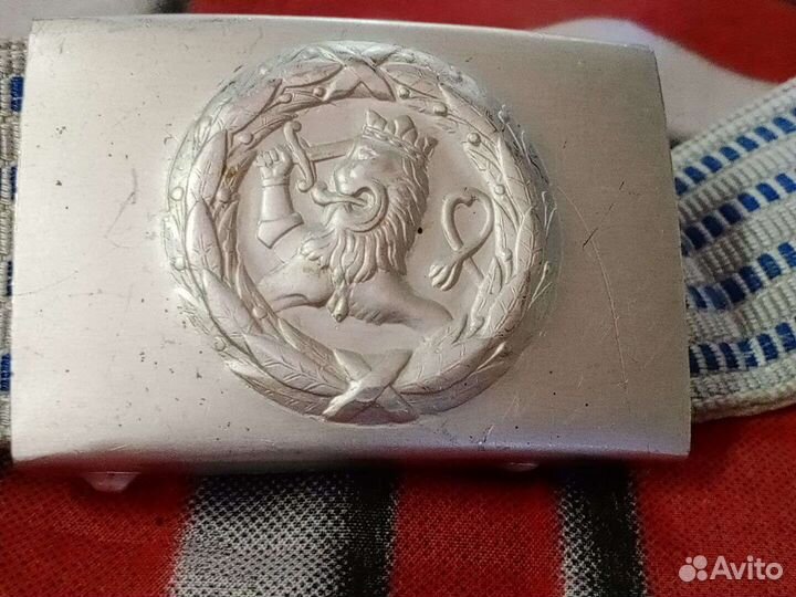 Редкий финский армейский, парадный ремень, новый