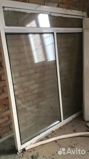 Окно пластиковое глухое 172 на 166 и подоконник