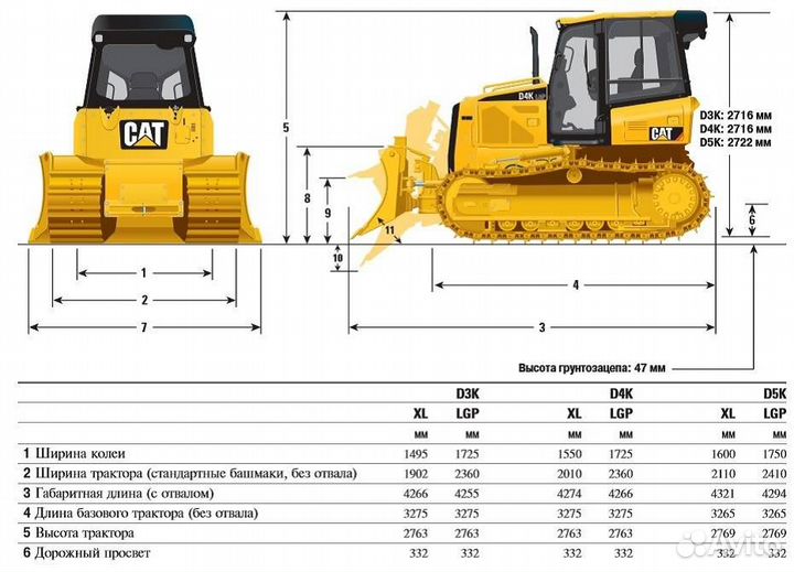 Аренда/услуги бульдозера Caterpillar D6N XL