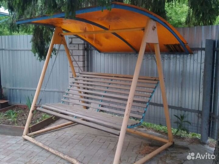 Садовые качели подвесные