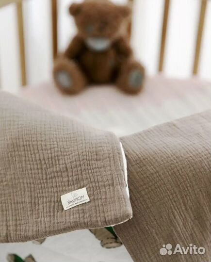 Муслиновый детский плед, конверт