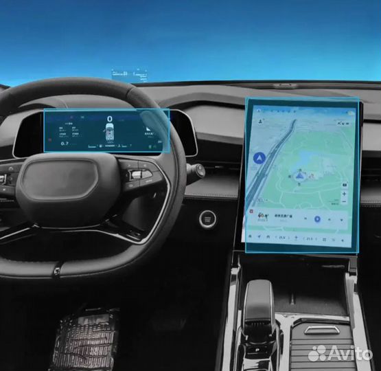 Комплект защитных пленок на элементы салона Geely Cityray / Джили Ситирей 2024-2025 г.в