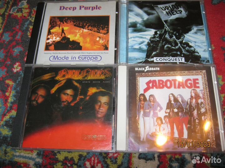 CD-диски Deep Purple Bee Gees Black Sabbath