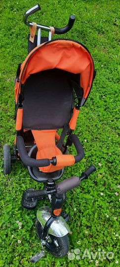 Трехколесный велосипед с родительской ручкой