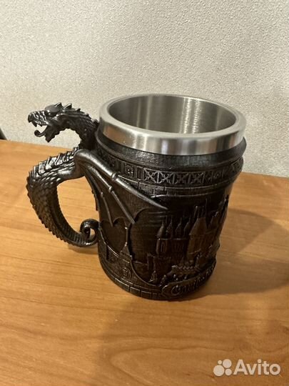 Подсвечник драконы, кружка дракон, кубок
