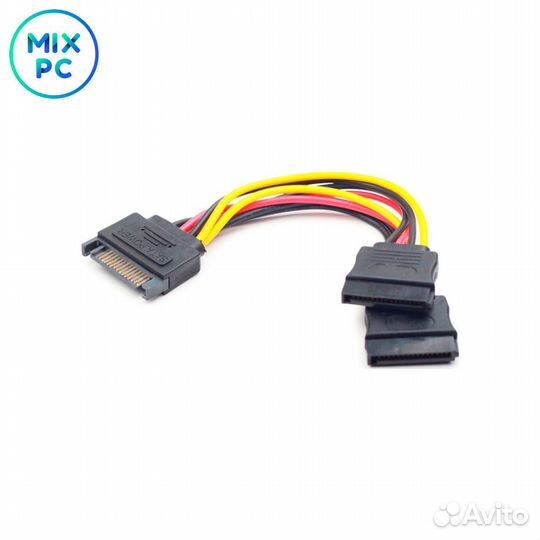 Кабель переходник Cablexpert SATA to 2xsata 15см