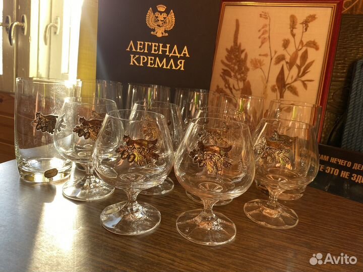 Бокалы богемское стекло