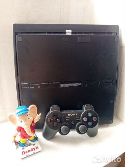 Игровая приставка ps3 slim 320gb прошитая