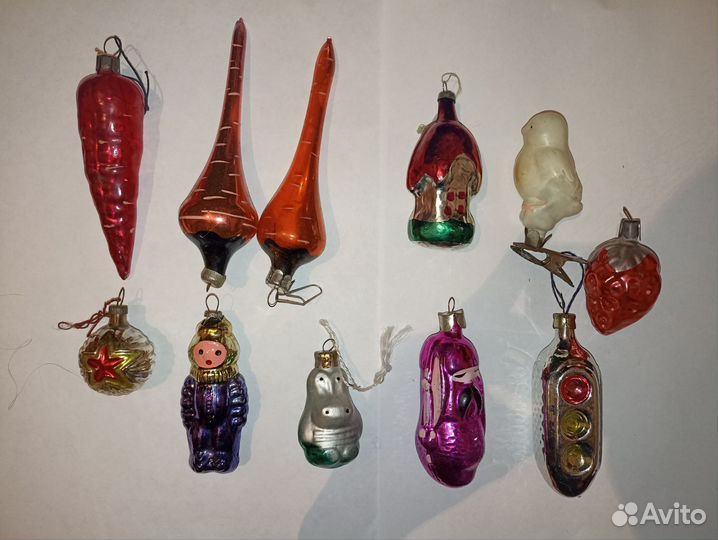 Елочные игрушки СССР