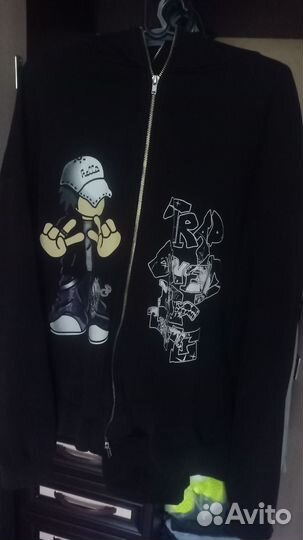 Зип худи hella trap