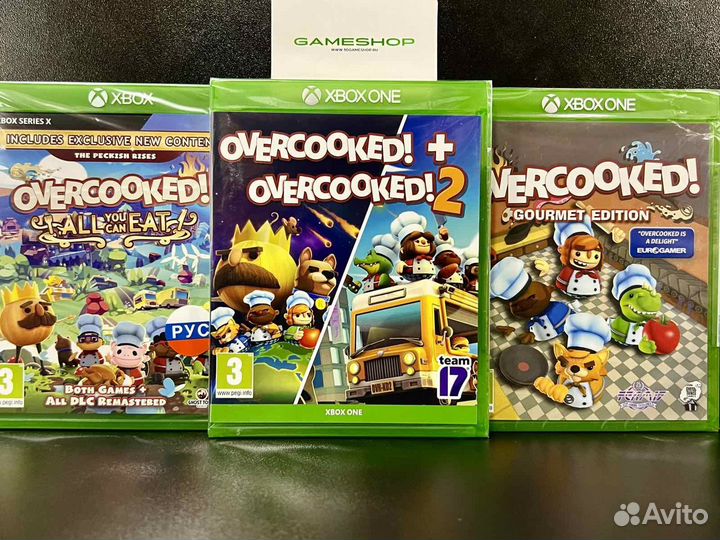 Серии игр Overcooked Xbox