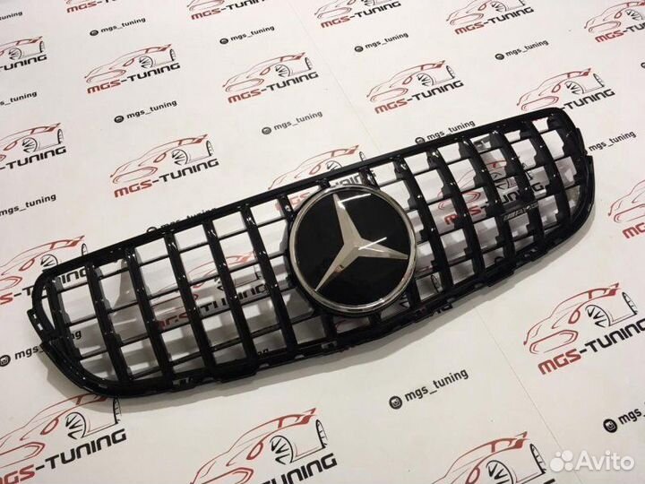 Решетка Mercedes GLC Без камеры Дистроник
