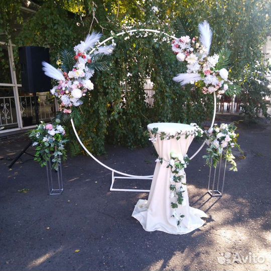 Свадебные арки, оформление президиума