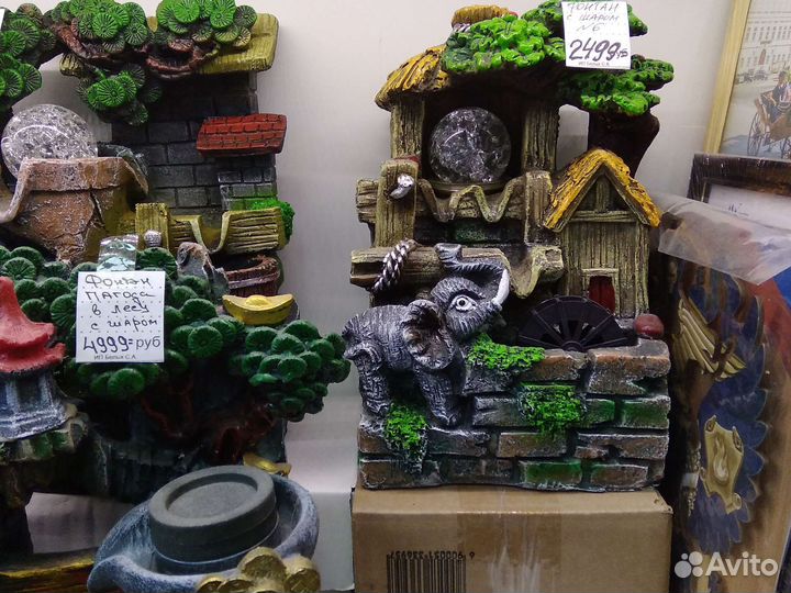 Фонтан настольный