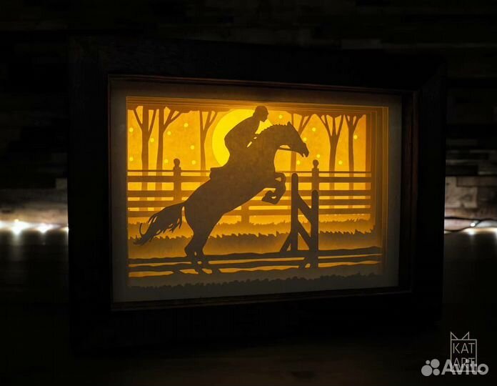 Ночник с лошадью