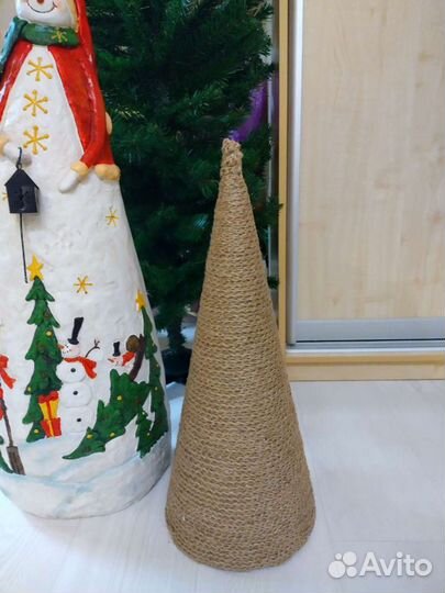 Новогодняя елка из джута
