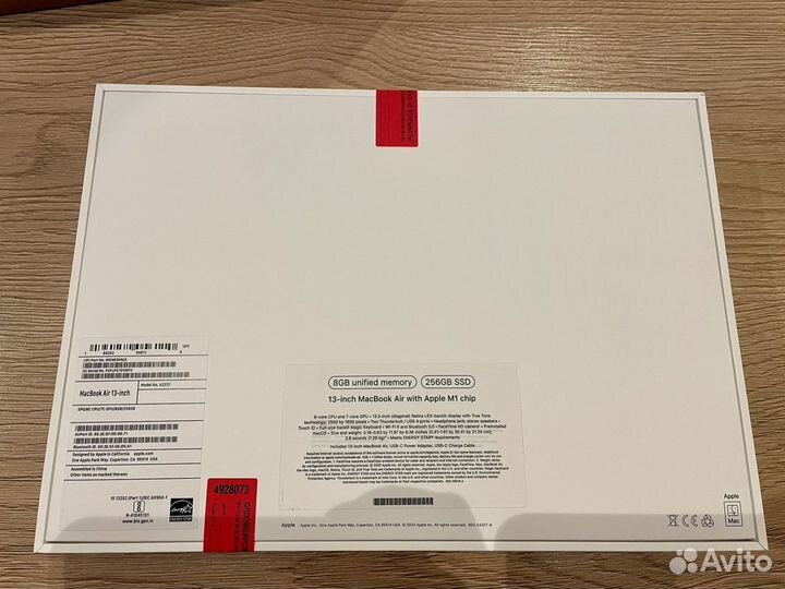 Новый Apple MacBook Air m1 2020 space gray