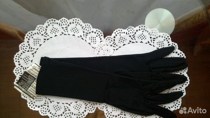 Перчатки новые текстиль СССР винтаж