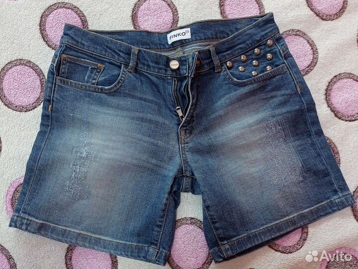 Джинсовые шорты Pinko