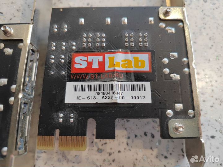 Контроллер SATA ST-Lab A-222 PCI-E SATA II 2 CH