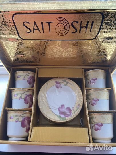 Чайный сервиз Saitoshi керамика новый 12 предметов