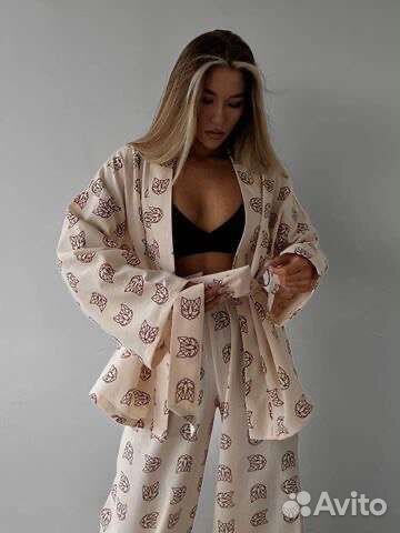 Тройка домашняя одежда халат женский