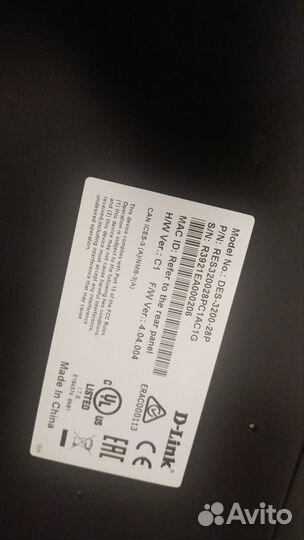 Коммутатор D-link, DES-3200-28P/c1