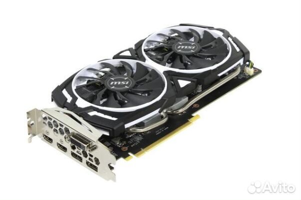 Видеокарта PCI-E MSI GeForce GTX 1060 armor OC