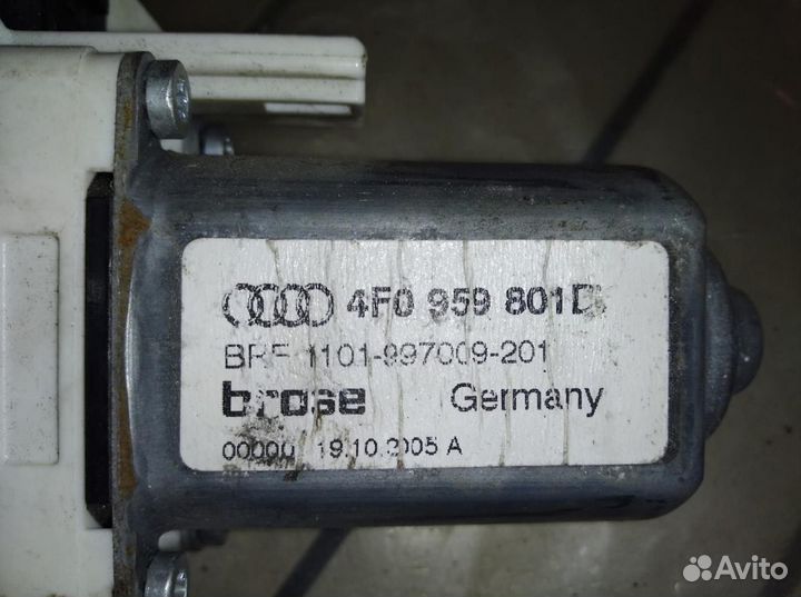 Мотор стеклоподъемника Audi A6 C6 2004-2011
