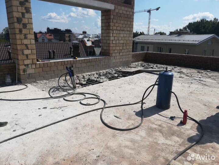 Аренда компрессора с отбойными молотками