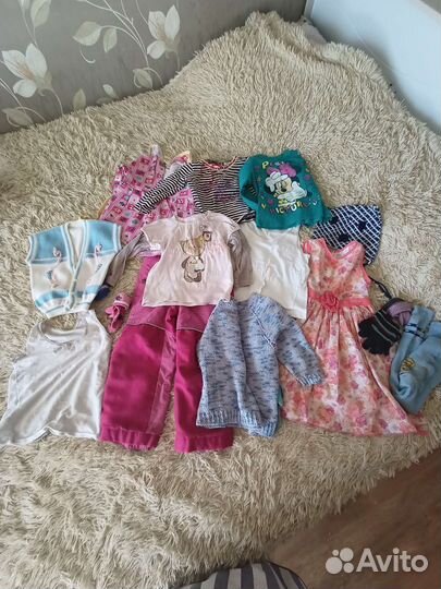Детская одежда для девочек пакетом