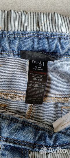 Джинсовый сарафан для девочки рост 140-146