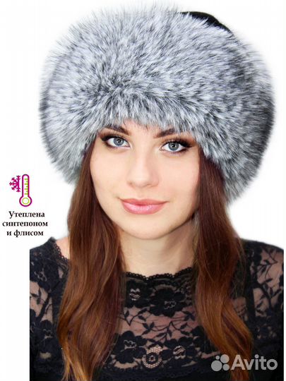 Шапка из экомеха 