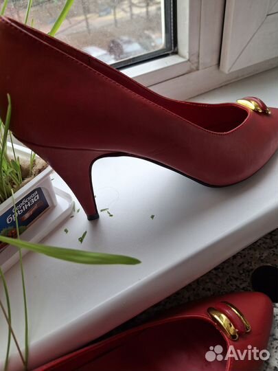 Туфли женские красные,40