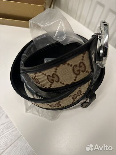 Ремень мужской Gucci 125 см натуральная кожа