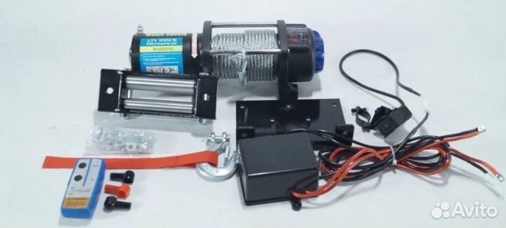 Лебедка электрическая 12v electric winch 5000lbs