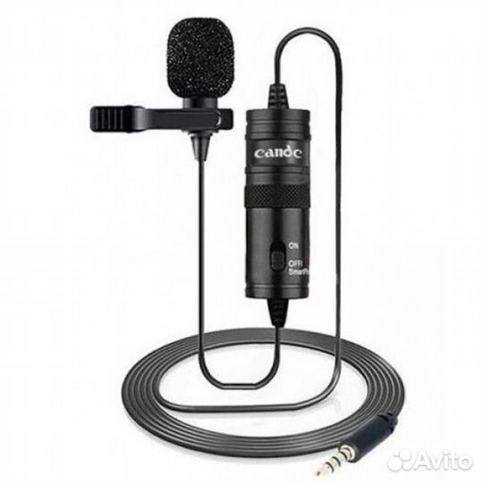 Микрофон прищепка петличный Candc DC-C1