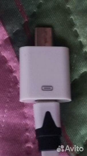 Переходник с Ligthning на micro-USB, новый