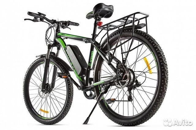 Электровелосипед Eltreco XT 800 new Черно-зеленый